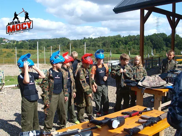 Urodziny dla dzieci z paintballem